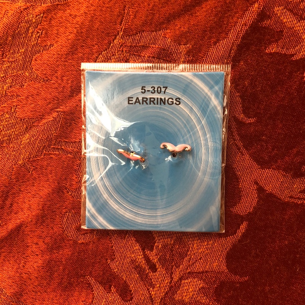 Mustache Earrings